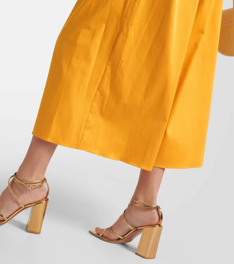 Altuzarra Fiona ruched cotton-blend midi dress