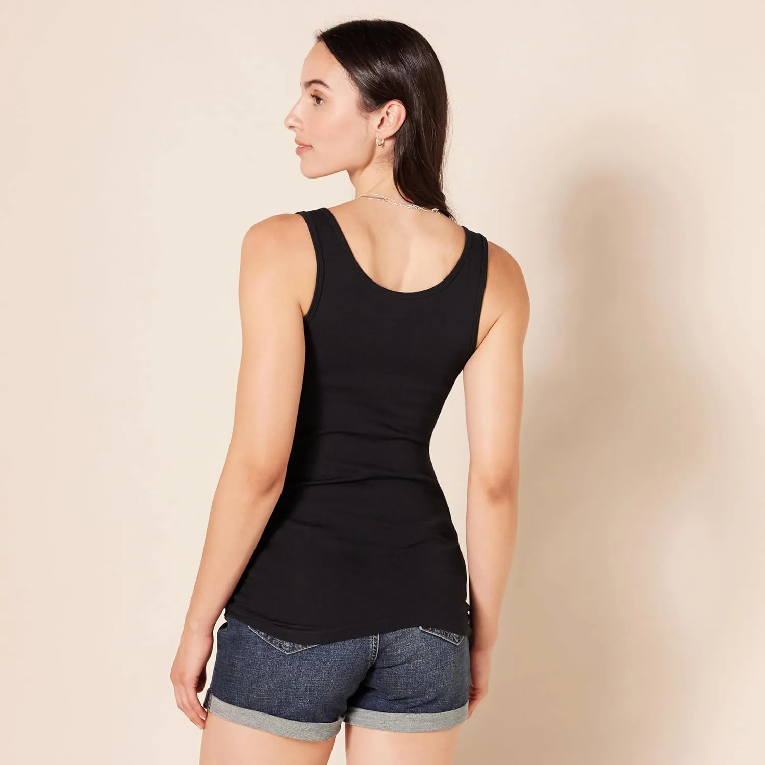 Amazon Essentials Women's Slim-Fit Tank, Pack of 2
