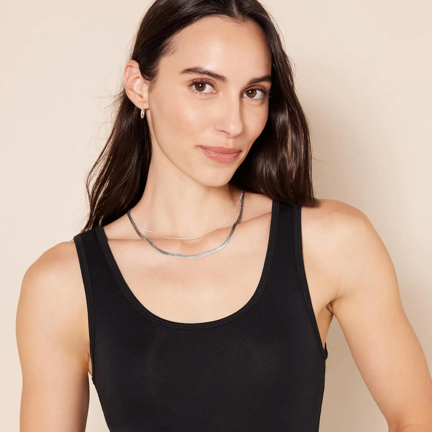 Amazon Essentials Women's Slim-Fit Tank, Pack of 2