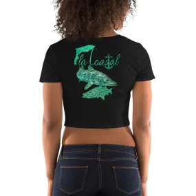 Droppin' Lines Crop Tee