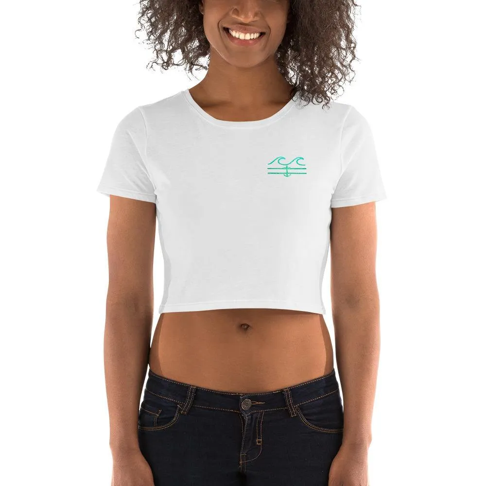 Droppin' Lines Crop Tee