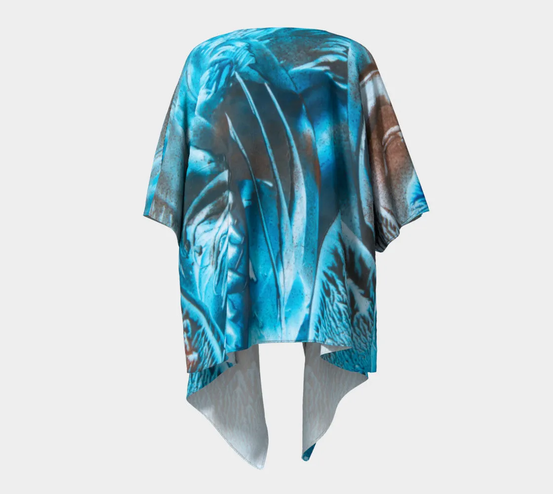 Fauna Blues Draped Kimono