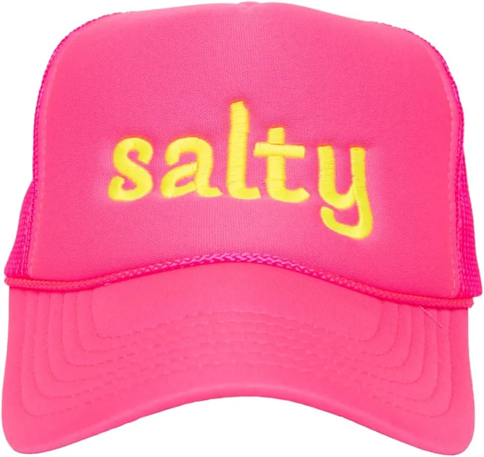 KATYDID Salty Foam Trucker Hat - Adjustable Trucker Hat with Mesh Netting - Fully Embroidered Trucker Hat for Women