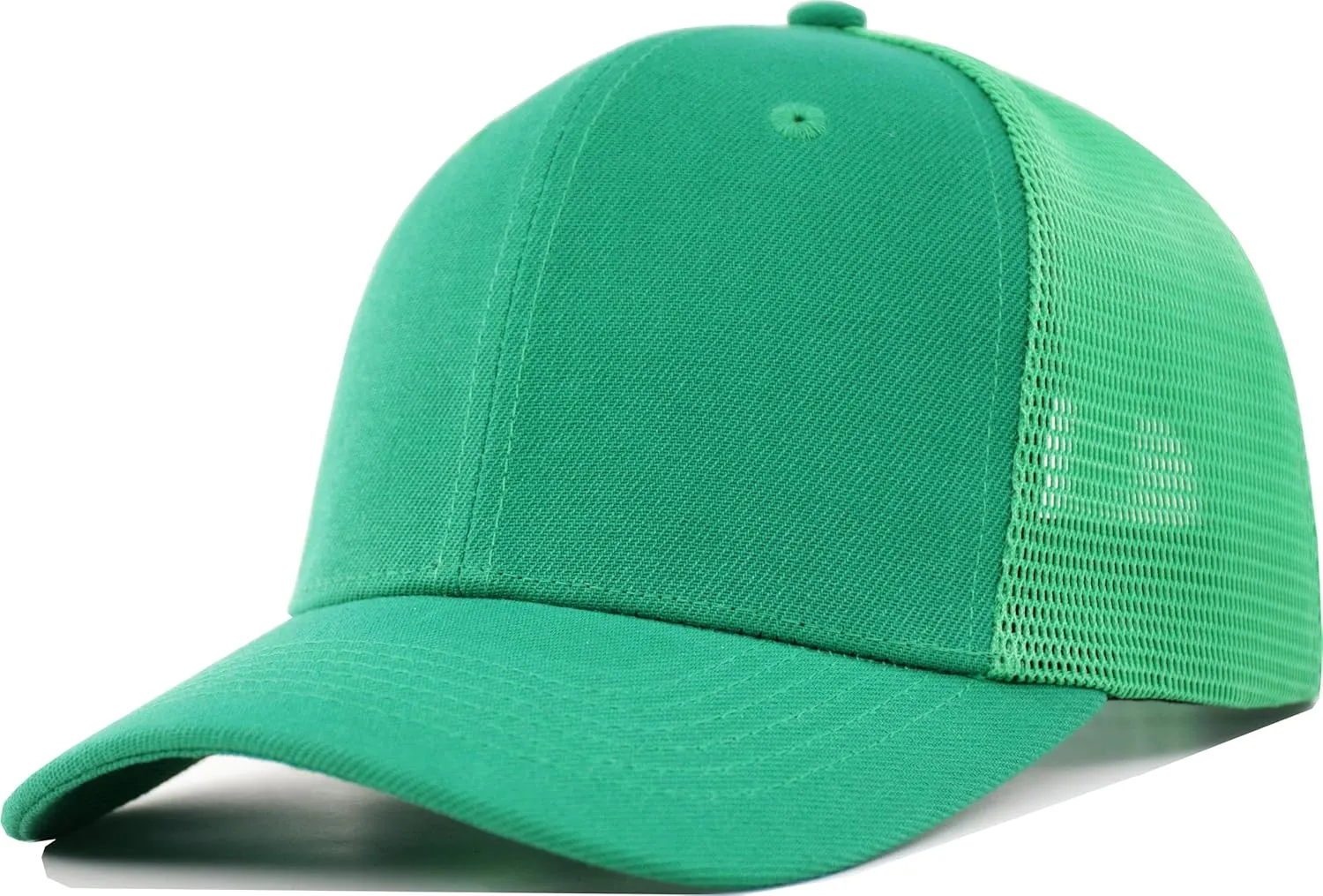 Men's Classics Trucker Hat(M-L/XL,XXL)-Blank Structured Baseball Cap,Adjustable/Mesh Snapback Hats