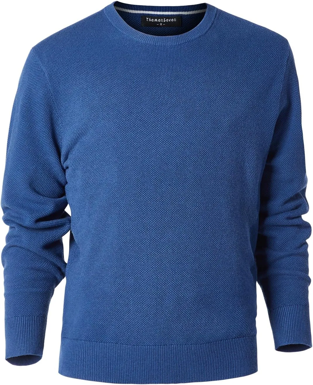 Men's Slim Fit Casual Long Sleeve Crewneck Pullover Sweater