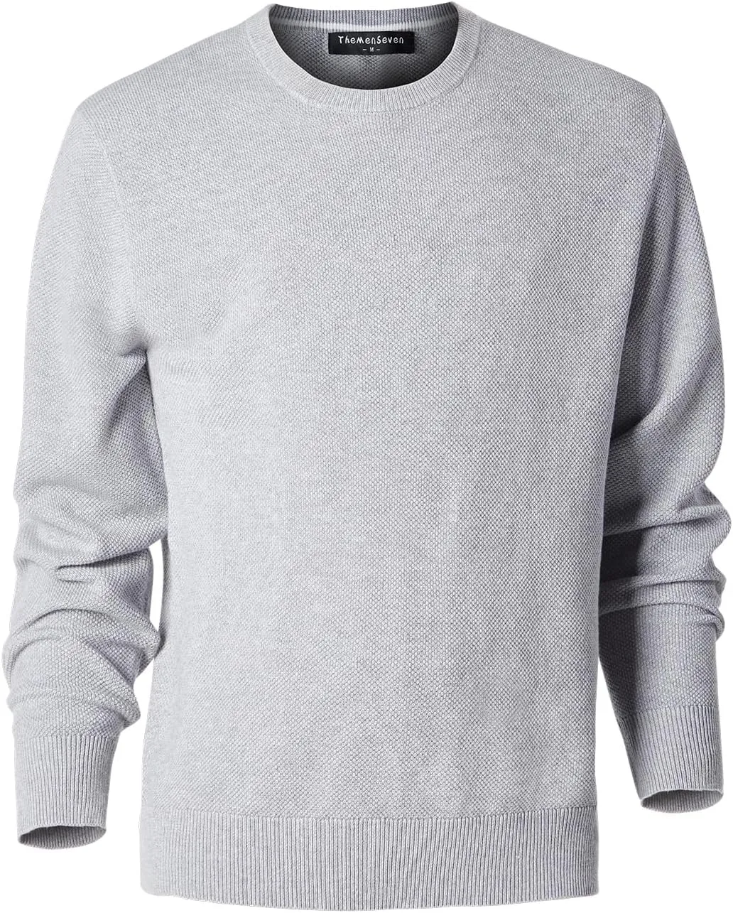 Men's Slim Fit Casual Long Sleeve Crewneck Pullover Sweater