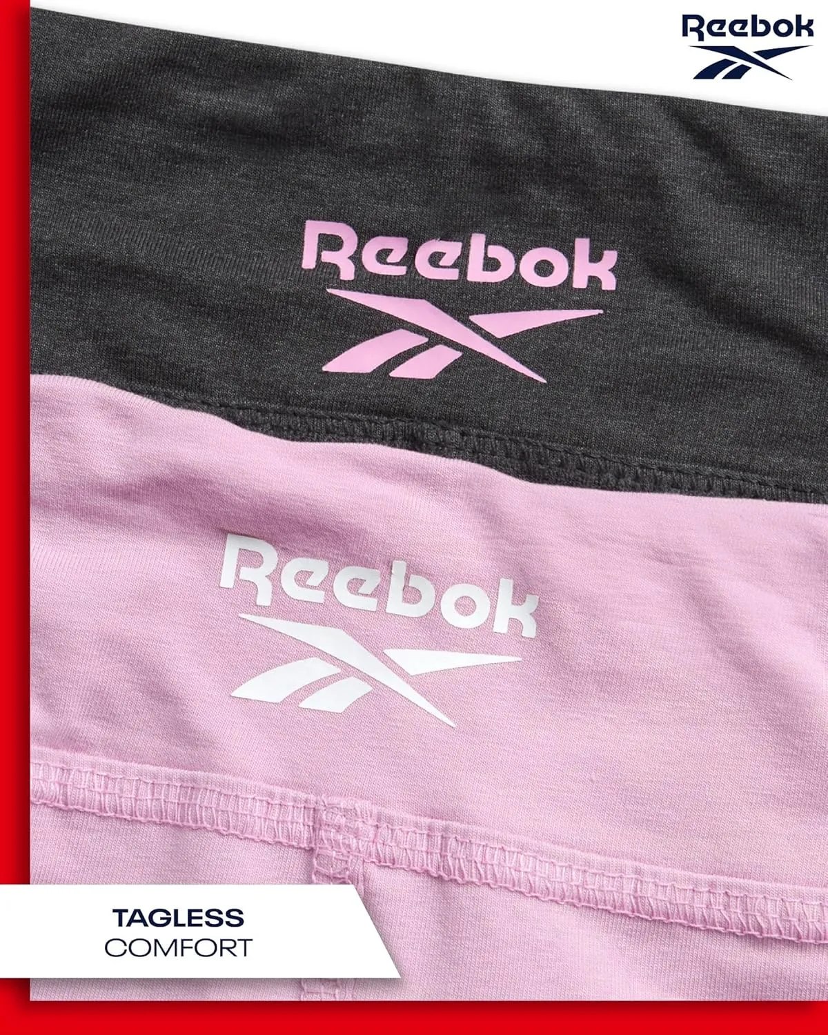 Reebok Girls Leggings - 2 Pack Athletic Performance Cotton Leggings - Yoga Pants for Girls Dance Tights (Sizes: 7-12)