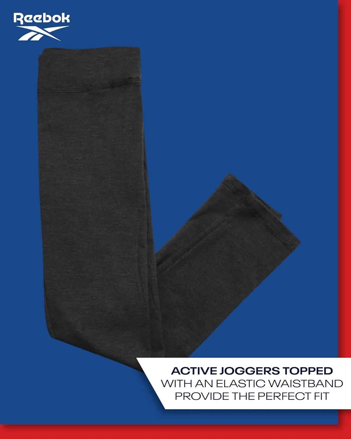 Reebok Girls Leggings - Athletic Performance Cotton Leggings - Stretchy Yoga Pants for Girls Dance Tights (Sizes: 7-12)