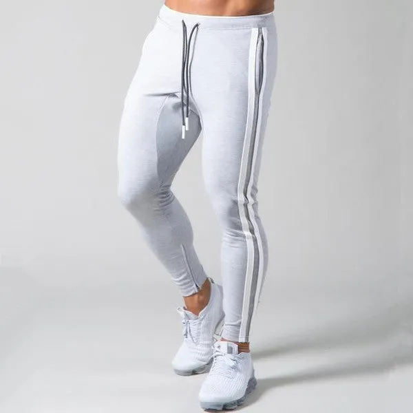 Slim-fit banded joggers