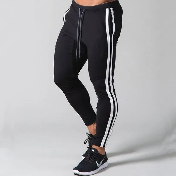 Slim-fit banded joggers