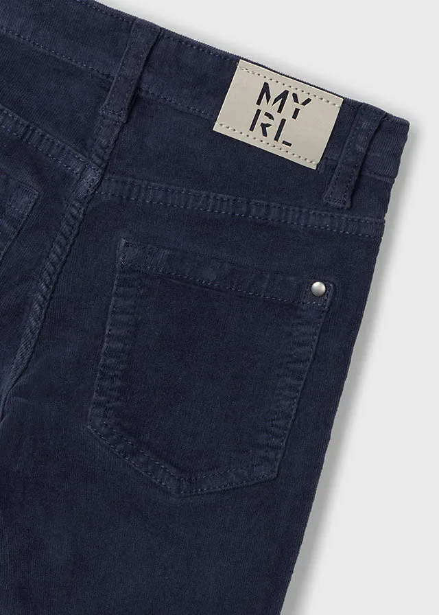 Slim Fit Corduroy Trousers