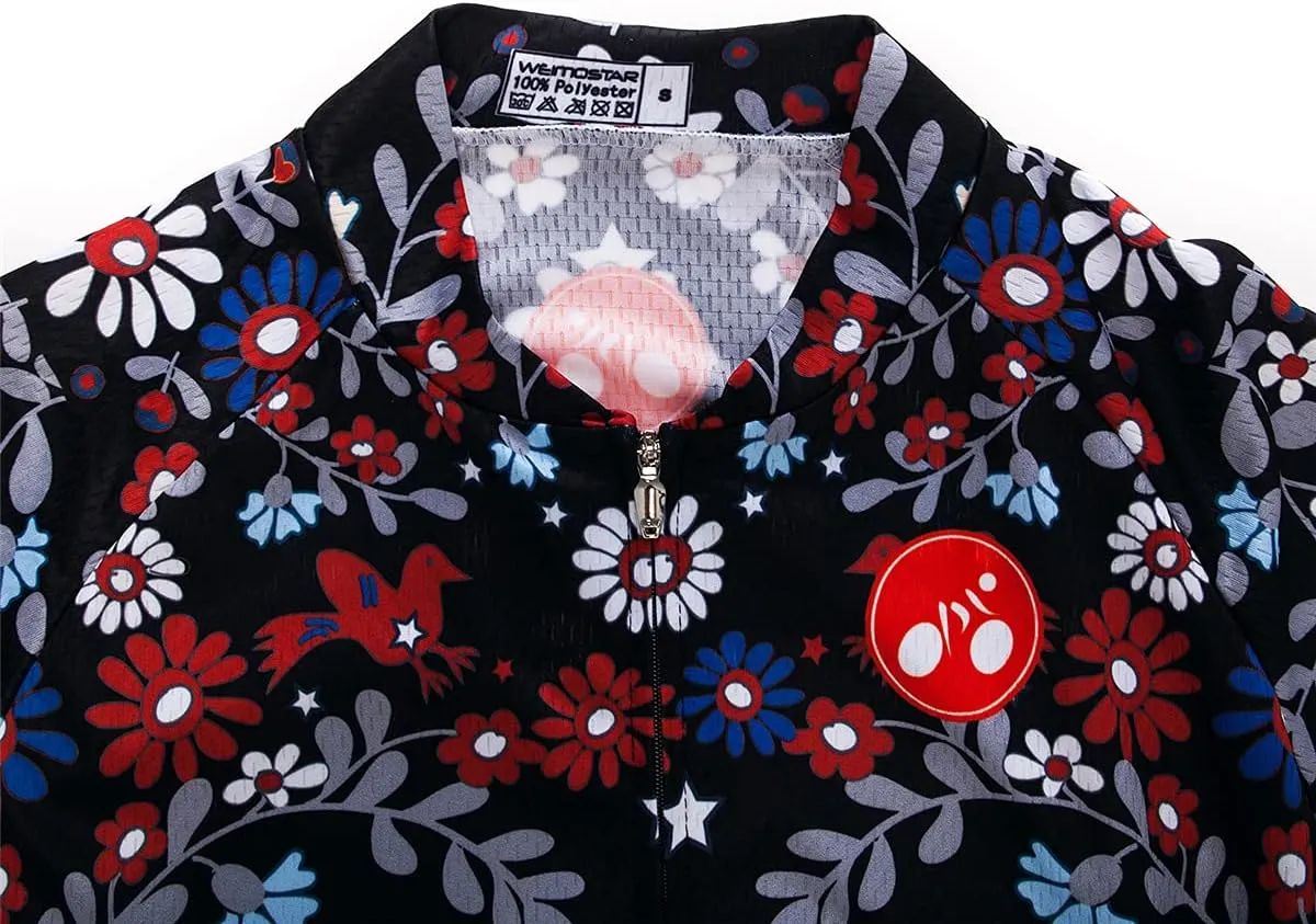 Women's Cycling Jersey Long Sleeve Mountain Bike Clothes Female Bike Jackets Breathable Windproof