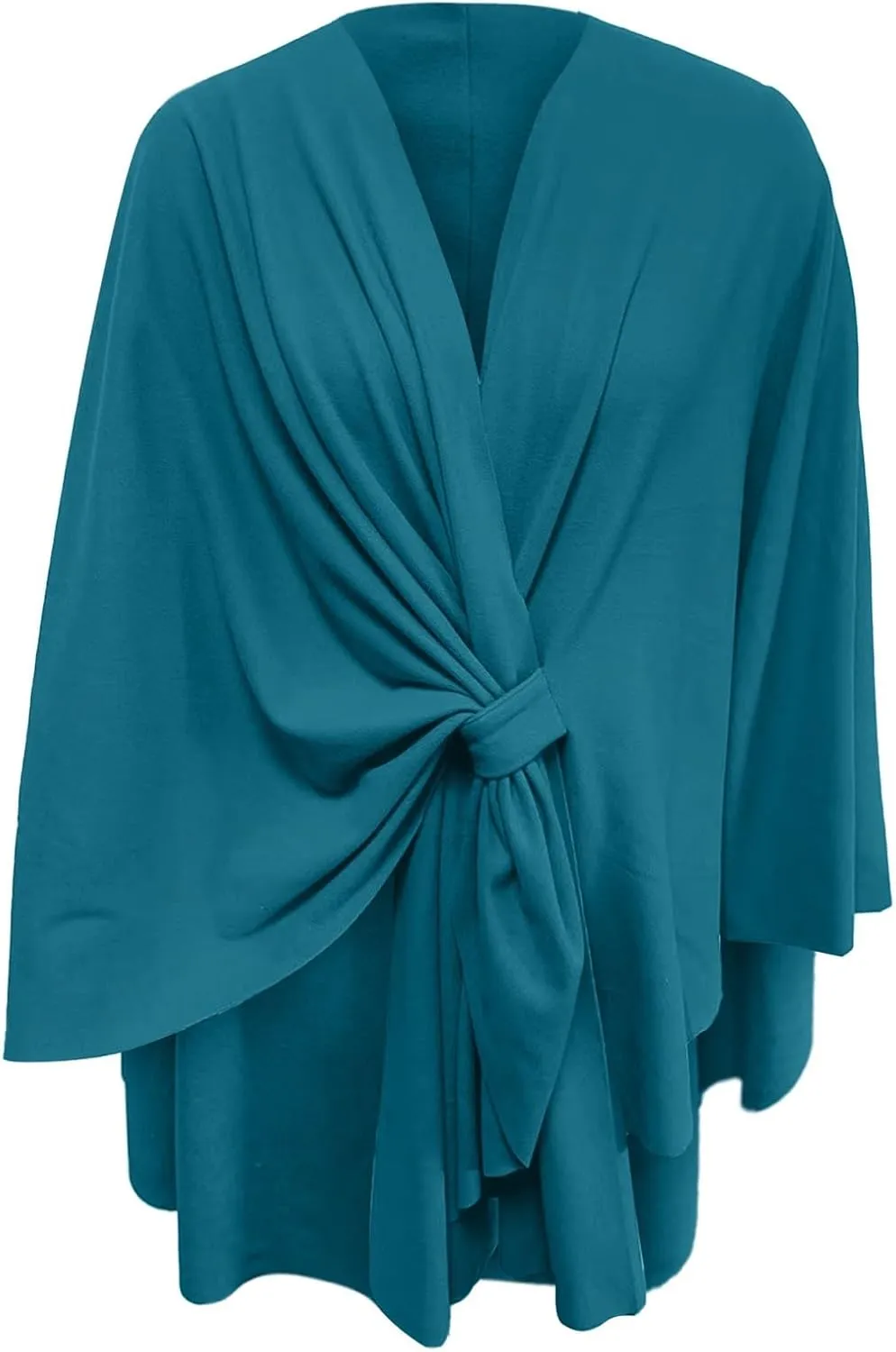 Women's Knitted Ponchos and Capes Front Ponchos for Fall Winter Stylish Cloak Shawl Wrap Elegant for Wedding
